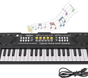 Finding Good Electronic Piano Keyboard for Kids 37 Keys, Musical Toys Portable Mini 3 4 5 6 Years Old Beginner Boys Girls, Sensory Instruments Birthday Gifts Age 3-6- Black