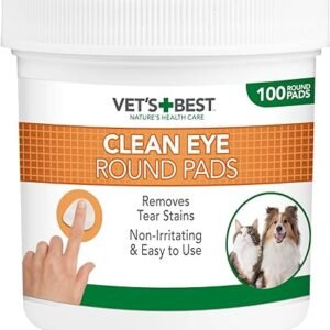 Vet's Best Natural eye cleansing wipes for dogs - 100 disposable wipes