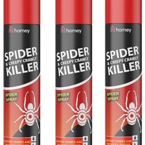 Pestshield 3 x Spider & Creepy Crawly Insect Killer Spider Spray No More Spiders 200ml New