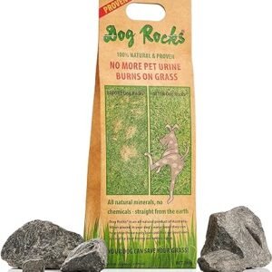 Dog Rocks - Urine Patch Preventer (200g) / Natural Dog Urine Neutraliser for Water Bowls, Grass Repair, Urine Burn Patch Repair