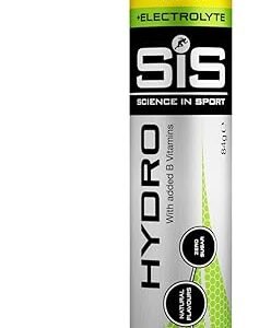 Science In Sport Hydro Hydration Tablets, Gluten-Free, Zero Sugar, Lemon Flavour Plus Electrolytes, 20 Effervescent Tablets